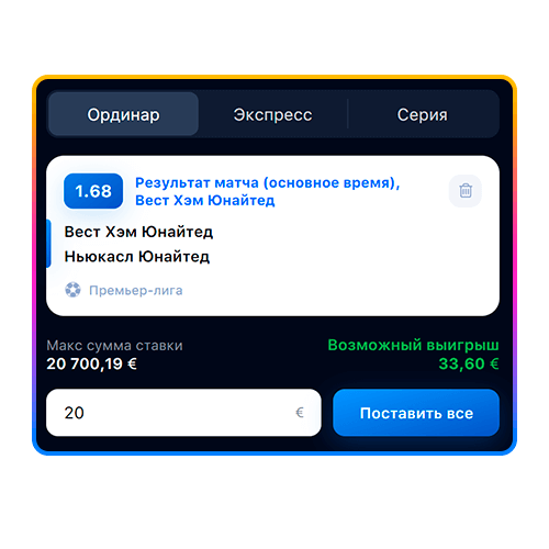 Как сделать ставку